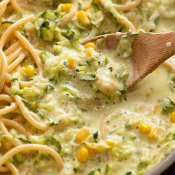 Pasta With Creamy Zucchini Sauce