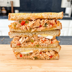 Spanish Empanada-Style Tuna Sandwich