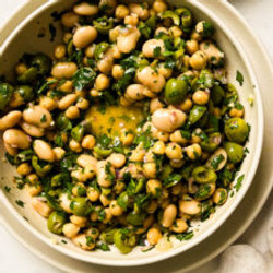 Green Olive Bean Salad