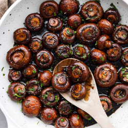 Garlic Balsamic Mushrooms