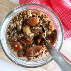 Quinoa Granola With Coconut And Chia Seeds