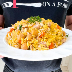 One-Pan Rice With Tuna &amp; Chickpeas