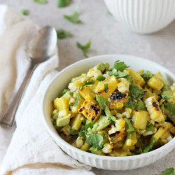 Grilled Corn And Pineapple Salsa