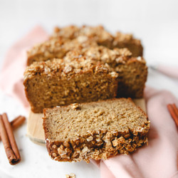 Apple Crumble Loaf (vegan, Gluten-free, Oil Free)