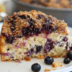 Sourdough Discard Blueberry Buckle Recipe