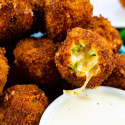 Fried Jalapeno Popper Bites