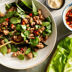 Pork Larb Lettuce Wrap