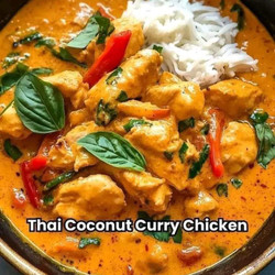 Thai Coconut Curry Chicken: