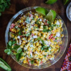 Lightened Up Mexican Street Corn Salad