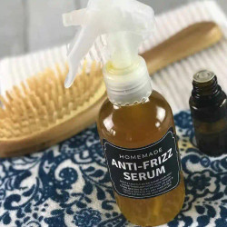 Homemade Anti-frizz Serum For Soft, Shiny Hair