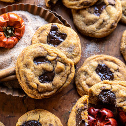 Pumpkin Butter Chocolate Chip Cookies.