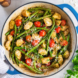 Pesto Chicken And Veggies