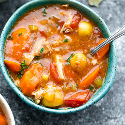 Tuscan Slow Cooker Chicken Stew