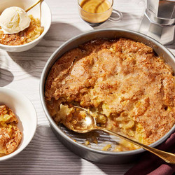 Sugar-crusted Apple Cobbler