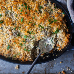 Unstuffed Mushroom Casserole