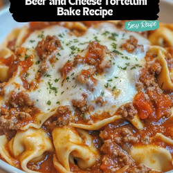 Beef and Cheese Tortellini Bake Recipe