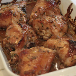 Orange &amp; Rosemary Glazed Chicken Recipe | Pamela Salzman