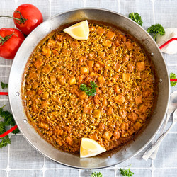 Spanish Seafood Rice | Arroz A Banda