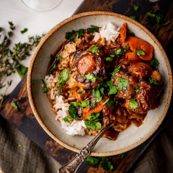 Wine Braised Oxtail