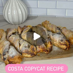 Easy Chocolate Pastry Custard Twists