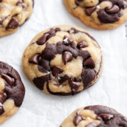 Soft And Chewy Marble Cookies