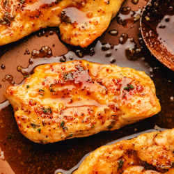 Maple Mustard Glazed Chicken