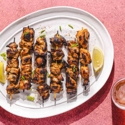 Smoky And Spicy Yogurt Marinated Chicken Kebabs