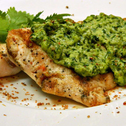Pollo Light Con Salsa De Cilantro