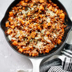 Ground Turkey Sweet Potato Skillet