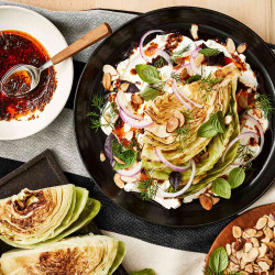 Caramelized Cabbage With Caraway-chile Crisp