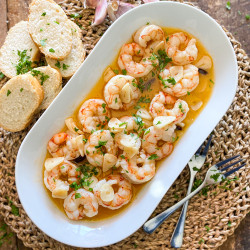 The Famous Spanish Garlic Shrimp | Gambas Al Ajillo From Madrid