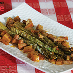 Roasted Asparagus With Pancetta