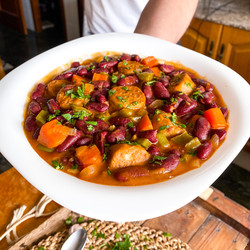 Spanish Red Bean &amp; Sausage Stew