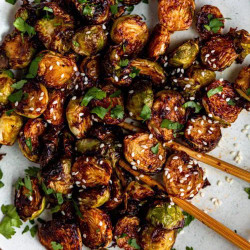 Crispy Asian Bbq Brussels Sprouts