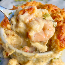 Cheddar Bay Biscuit Seafood Pot Pie