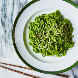 Miso Pesto Ramen Noodles | Bon Appetit