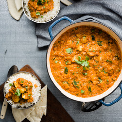 Lentil Vegetable Stew In Peanut Sauce