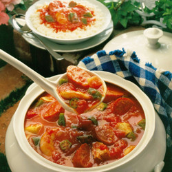 Kielbasa And Chicken Gumbo