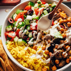 Easy Mediterranean-inspired Nourish Bowls