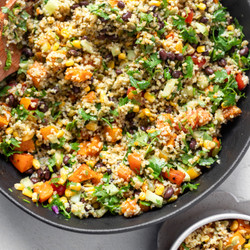 Autumn Butternut, Bulgur And Bean Salad