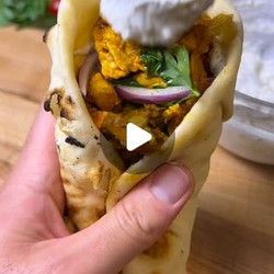 Chicken Shawarma With Homemade Tzatziki