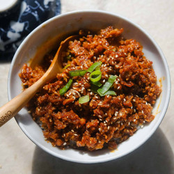 Shredded Tofu Bulgogi Rice Bowl