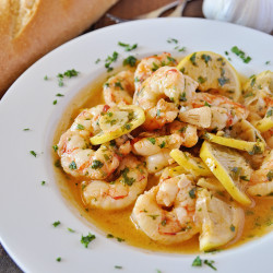 Garlic Shrimp With Lemon &amp; Parsley