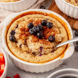 Baked Protein Pancake Bowl