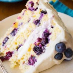Lemon Blueberry Layer Cake