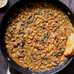 White Bean Stroganoff