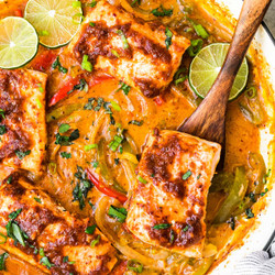 Red Curry Salmon 