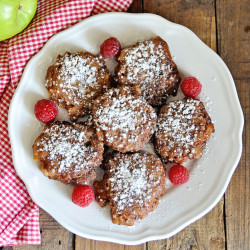 The Most Incredible Apple Fritters With Spanish Almonds