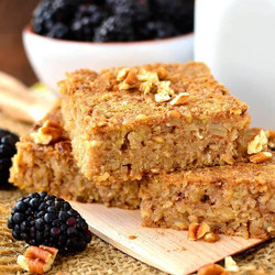 Maple Cinnamon Oatmeal Breakfast Bars
