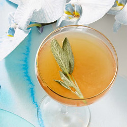 Ginger-sage Rye Cocktail